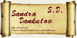 Sandra Dankulov vizit kartica